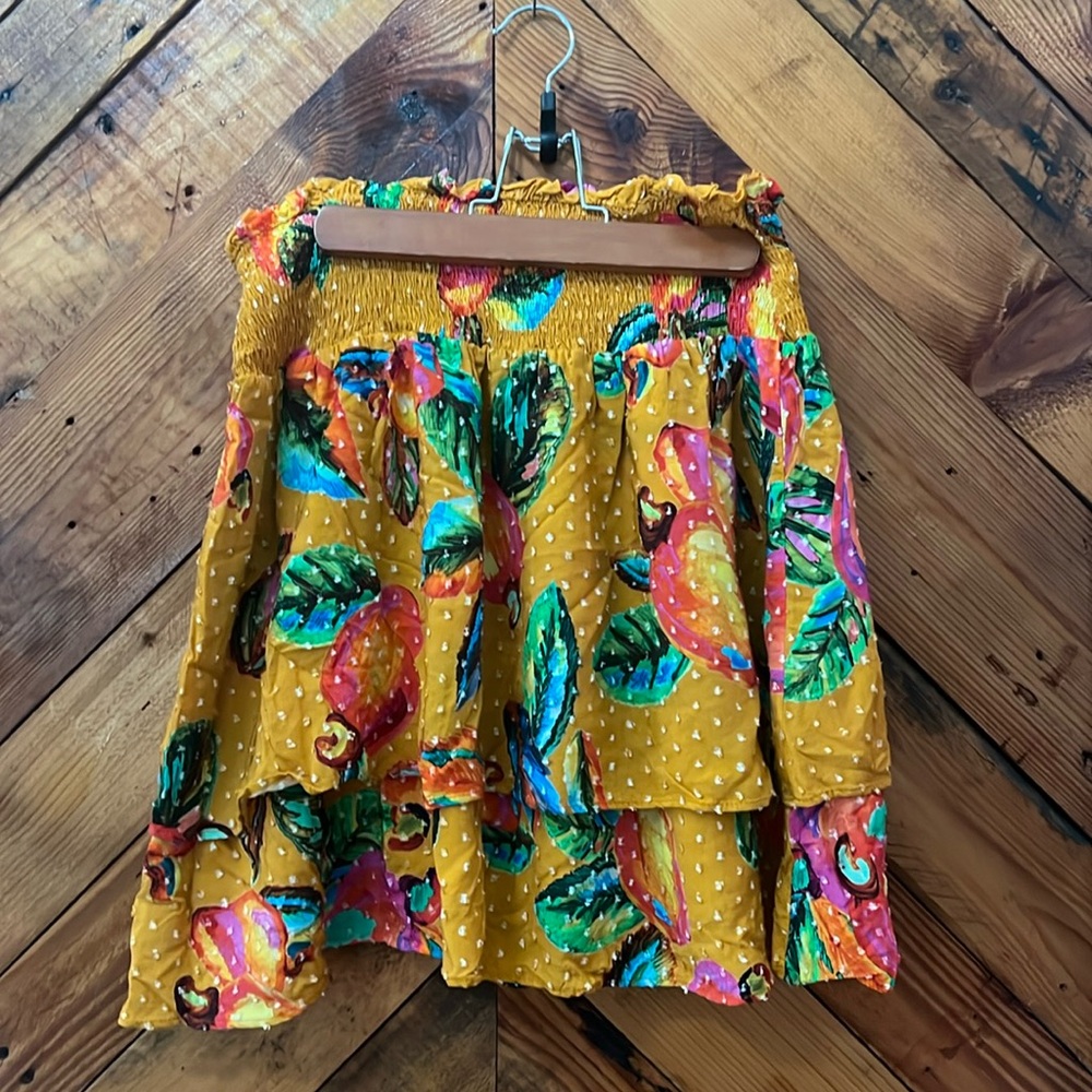 Farm Rio for Anthropology Mini Skirt
